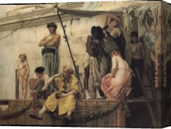 Herbert Gustave Schmalz Canvas Paintings - The Slave Market by Gustave Clarence Rodolphe Boulanger