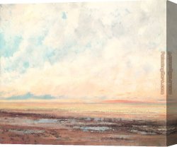 Gustave Canvas Paintings - Marine by Gustave Courbet