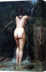 Gustave Canvas Paintings - The Source by Gustave Courbet