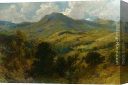 Herbert Gustave Schmalz Canvas Paintings - Montagne dEcosse by Gustave Dore