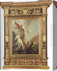 Perseus Frees Andromeda Canvas Paintings - Andromeda by Gustave Moreau