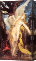 Leda And The Swan Canvas Paintings - Leda by Gustave Moreau