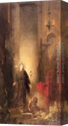 Margaret Canvas Paintings - Saint Margaret by Gustave Moreau