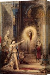 The Apparition [detail] Canvas Paintings - The Apparition by Gustave Moreau