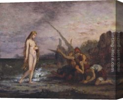 Venus Canvas Paintings - The Birth of Venus by Gustave Moreau