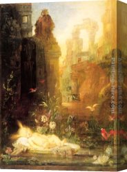 Moses Canvas Paintings - Young Moses by Gustave Moreau