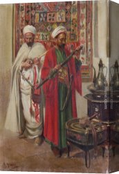 Gustavo Canvas Paintings - The Arms Dealer by Gustavo Simoni