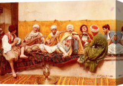 Gustavo Canvas Paintings - The Musicians by Gustavo Simoni