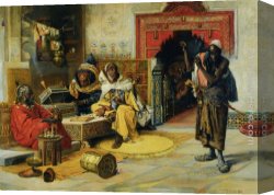 Tornai Canvas Paintings - The Unfair Game by Gyula Tornai