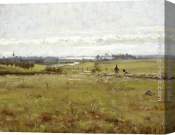 Han-wu Canvas Paintings - Early Morning over the Marsh by Hans Anderson Brendekilde