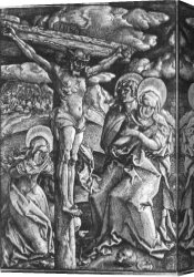 The Crucifixion Canvas Paintings - Crucifixion by Hans Baldung