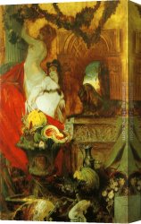 Blick Auf Jerusalem Vom Olberg Aus Canvas Paintings - Alegorie auf die Lebenslust by Hans Makart