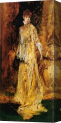 Makart Canvas Paintings - Sarah Bernhardt by Hans Makart