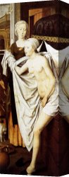 Memling Canvas Paintings - Bathsheba by Hans Memling