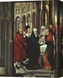 The Presentation Canvas Paintings - The Presentation in the Temple by Hans Memling