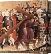 Han-wu Canvas Paintings - Christ Carrying the Cross by Hans Multscher