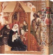 The Adoration of The Magi Canvas Paintings - The Adoration of the Magi by Hans Multscher