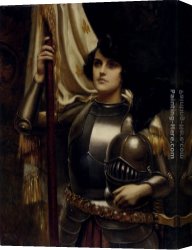Joan Miro Canvas Paintings - Joan of Arc by Harold Piffard