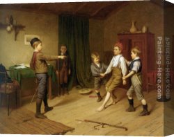 Court Canvas Paintings - Kangaroo Court by Harry Brooker