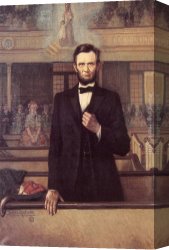 Distant Thoughts Canvas Paintings - The Thought by Harry Roseland