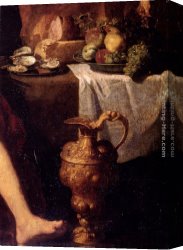 Lot And His Daughter Canvas Paintings - Lot And His Daughters - detail by Hendrick Bloemaert