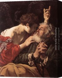 Terbrugghen Canvas Paintings - The Deliverance of St Peter by Hendrick Terbrugghen