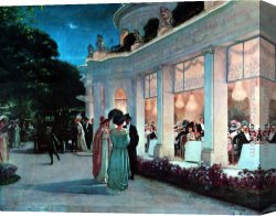 Henri Gervex Canvas Paintings - Before the Operation Dr. Pean Explaining the Use of Hemostatic Clamps by Henri Gervex