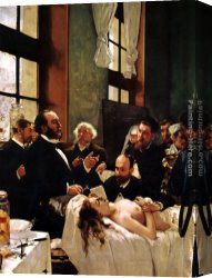 Henri Gervex Canvas Paintings - The Operation by Henri Gervex