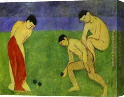 An Interesting Game Canvas Paintings - A Game of Bowls by Henri Matisse
