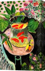 Henri Gervex Canvas Paintings - Goldfish by Henri Matisse