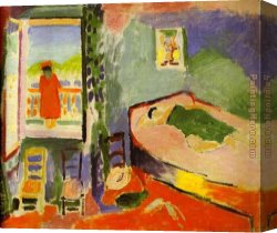 Peasant Interior Canvas Paintings - Interior at Collioure by Henri Matisse