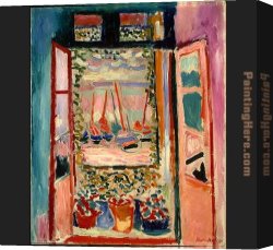 The Open Window Canvas Paintings - Open Window Collioure by Henri Matisse