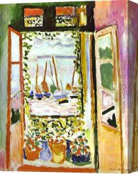 The Open Window Canvas Paintings - The Window by Henri Matisse