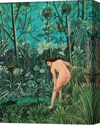 Charmes Canvas Paintings - The Charm by Henri Rousseau
