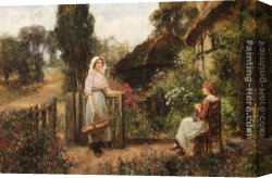King's Canvas Paintings - Friendly Neighbors by Henry John Yeend King