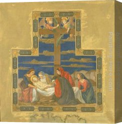 Descent From The Cross Canvas Paintings - Descent from the Cross by Henry Siddons Mowbray