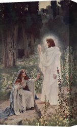 Schmalz Canvas Paintings - Rabboni by Herbert Gustave Schmalz