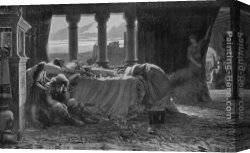 Schmalz Canvas Paintings - Too Late by Herbert Gustave Schmalz