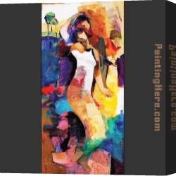 Adoration Canvas Paintings - Adoration by Hessam Abrishami