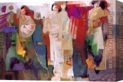 Hessam Canvas Paintings - Boundless Imagination by Hessam Abrishami