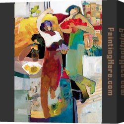 Hessam Canvas Paintings - Self Expression by Hessam Abrishami
