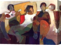 A Peaceful Time Canvas Paintings - Somewhere in Time by Hessam Abrishami