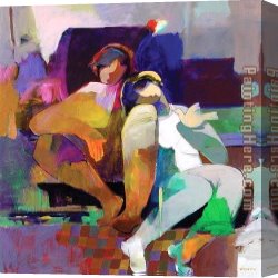 Hessam Canvas Paintings - Tender Shoulder by Hessam Abrishami