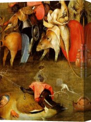 Central Canvas Paintings - Temptation of St. Anthony, detail of the central panel by Hieronymus Bosch