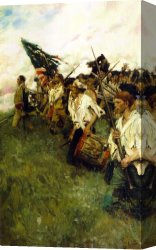 The Perfume Maker Canvas Paintings - The Nation Makers by Howard Pyle