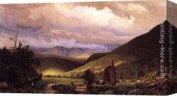 Hugh Bolton Jones Road to The Farm Canvas Paintings - Old Smelter by Hugh Bolton Jones