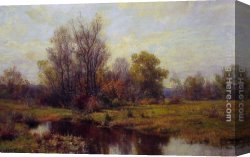 Burne-jones Canvas Paintings - Woodland Scene by Hugh Bolton Jones