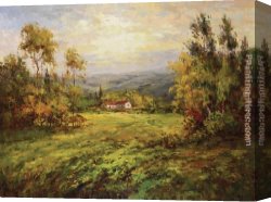 Home Canvas Paintings - Italian Country Home by Hulsey