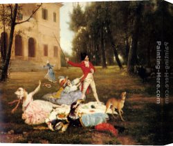 Guest's Canvas Paintings - The Uninvited Guest by Ignace Spiridon