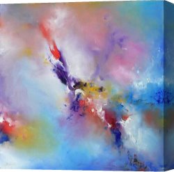 Spirits at Play II Canvas Paintings - Sacred Spirits 01 by Ioan Popei
